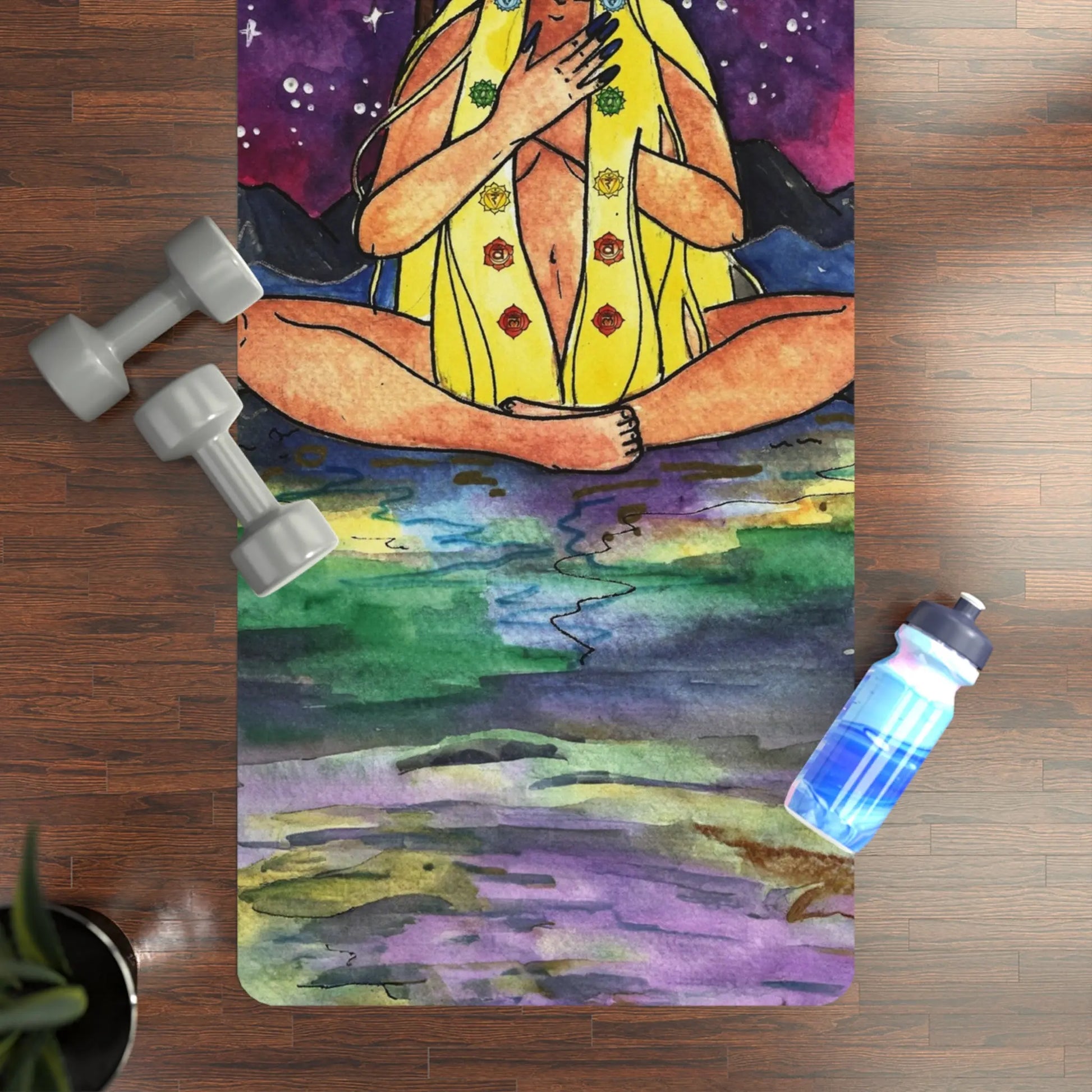 The Hermit-Yoga Mat Printify